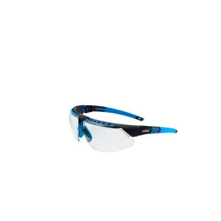 Honeywell North Safety Glasses, Clear Lens, Blue Frame, Half-Frame S2870HS
